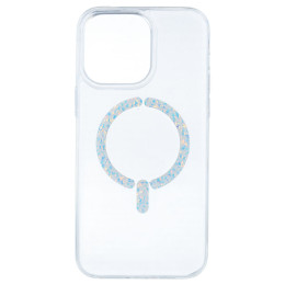 Funda Ring Glitter compatible con Magsafe para iPhone 14 Pro