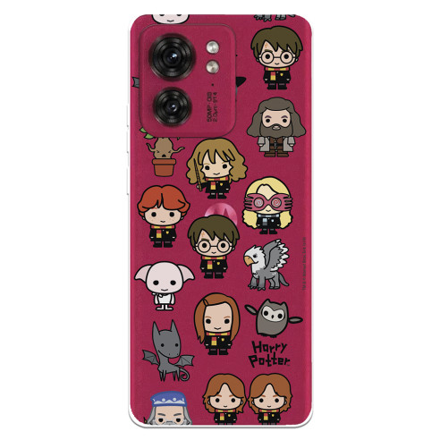 Funda para Motorola Edge 40 Oficial de Harry Potter Personajes Iconos - Harry Potter