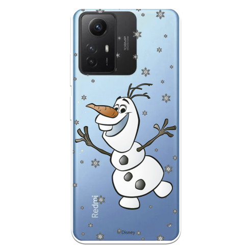 Funda para Xiaomi Redmi Note 12S Oficial de Disney Olaf Transparente - Frozen