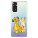 Funda para Xiaomi Redmi Note 12 Pro Oficial de Disney Simba y Nala Silueta - El Rey León