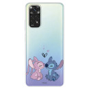 Funda para Xiaomi Redmi Note 12 Pro Oficial de Disney Angel & Stitch Beso - Lilo & Stitch