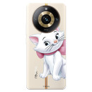 Funda para Realme 11 Pro Plus Oficial de Disney Marie Silueta - Los Aristogatos