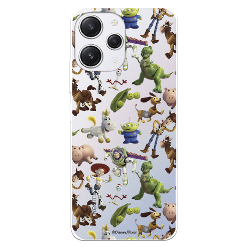 Funda para Xiaomi Redmi 12 Oficial de Disney Muñecos Toy Story Siluetas - Toy Story