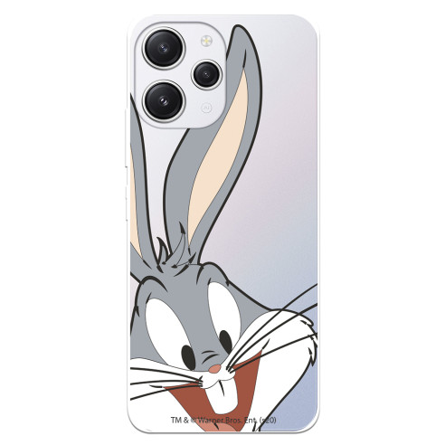 Funda para Xiaomi Redmi 12 Oficial de Warner Bros Bugs Bunny Silueta Transparente - Looney Tunes