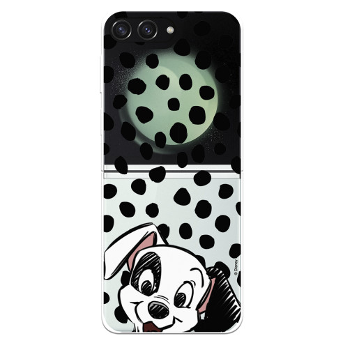 Funda para Samsung Galaxy Z Flip 5 Oficial de Disney Cachorro Manchas - 101 Dálmatas