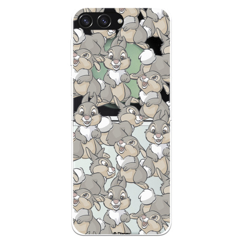 Funda para Samsung Galaxy Z Flip 5 Oficial de Disney Tambor Patrones - Bambi