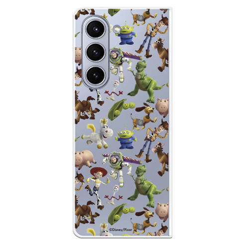 Funda para Samsung Galaxy Z Fold 5 Oficial de Disney Muñecos Toy Story Siluetas - Toy Story