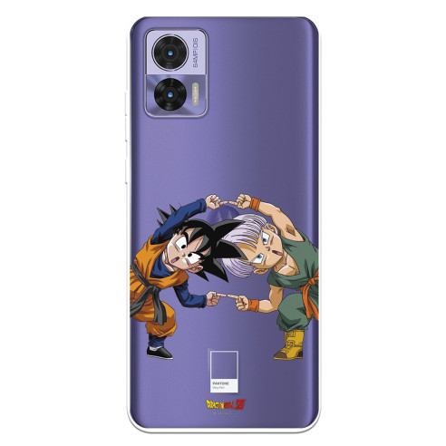 Funda para Motorola Edge 30 Neo Oficial de Dragon Ball Goten y Trunks Fusión - Dragon Ball