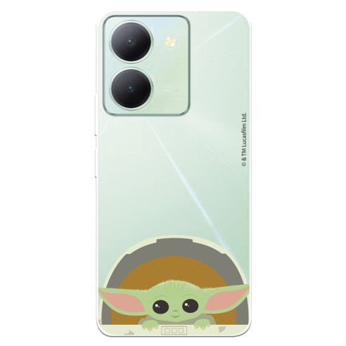 Funda para Vivo Y36 Oficial de Star Wars Baby Yoda Sonrisas - The Mandalorian