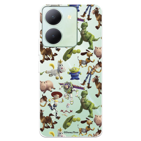 Funda para Vivo Y36 Oficial de Disney Muñecos Toy Story Siluetas - Toy Story