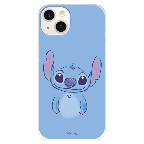 Funda para iPhone 15 Oficial de Disney Stitch Azul - Lilo & Stitch