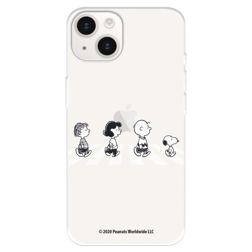 Funda para iPhone 15 Plus Oficial de Peanuts Personajes Peatones - Snoopy