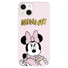 Funda para iPhone 15 Plus Oficial de Disney Minnie Cold Balloon - Clásicos Disney