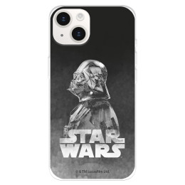 Funda para iPhone 15 Plus Oficial de Star Wars Darth Vader Fondo negro - Star Wars