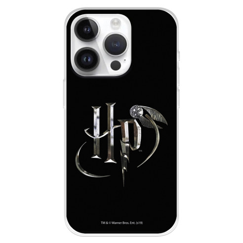 Funda para iPhone 15 Pro Oficial de Harry Potter HP Iniciales - Harry Potter