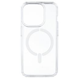 Funda Transparente Logo Compatible con Magsafe para iPhone 15 Pro