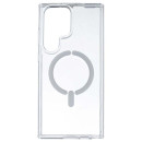 Funda Transparente Logo Compatible con Magsafe para Samsung Galaxy S23 Ultra