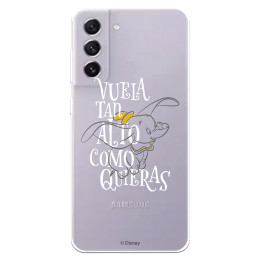 Funda para Samsung Galaxy S23 FE Oficial de Disney Dumbo Vuela tan Alto - Dumbo