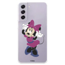 Funda para Samsung Galaxy S23 FE Oficial de Disney Minnie Rosa - Clásicos Disney