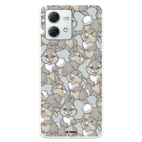 Funda para Motorola Moto G84 5G Oficial de Disney Tambor Patrones - Bambi