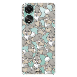 Funda para Oppo A78 4G Oficial de Disney Tambor Patrones - Bambi