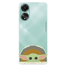 Funda para Oppo A78 4G Oficial de Star Wars Baby Yoda Sonrisas - The Mandalorian