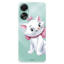 Funda para Oppo A78 4G Oficial de Disney Marie Silueta - Los Aristogatos