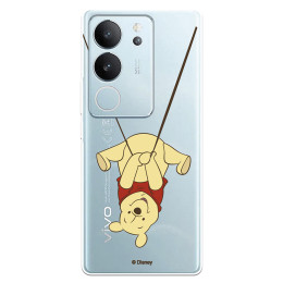 Funda para Vivo V29 5G Oficial de Disney Winnie  Columpio - Winnie The Pooh