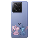 Funda para Xiaomi 13T Oficial de Disney Angel & Stitch Beso - Lilo & Stitch