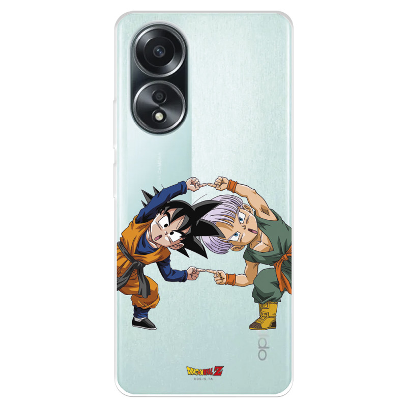 Funda para Oppo A58 4G Oficial de Dragon Ball Goten y Trunks Fusión - Dragon Ball