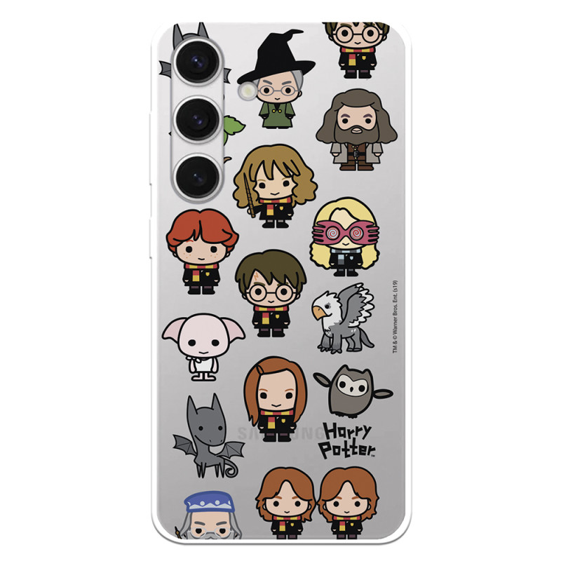 Funda para Samsung Galaxy S24 Oficial de Harry Potter Personajes Iconos - Harry Potter