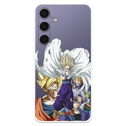 Funda para Samsung Galaxy S24 Plus Oficial de Dragon Ball Guerreros Saiyans - Dragon Ball