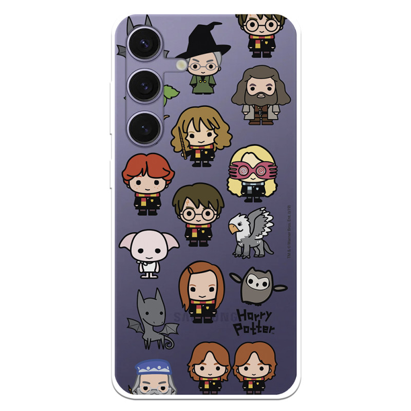 Funda para Samsung Galaxy S24 Plus Oficial de Harry Potter Personajes Iconos - Harry Potter