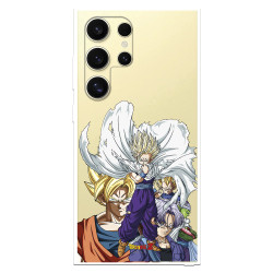 Funda para Samsung Galaxy S24 Ultra Oficial de Dragon Ball Guerreros Saiyans - Dragon Ball