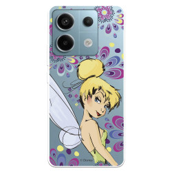 Funda para Xiaomi Redmi Note 13 5G Oficial de Disney Campanilla Flores - Peter Pan