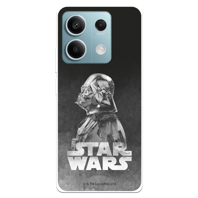 Funda para Xiaomi Redmi Note 13 Pro 5G Oficial de Star Wars Darth Vader Fondo negro - Star Wars