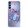 Funda para Samsung Galaxy A15 5G Oficial de Disney Stitch Graffiti - Lilo & Stitch