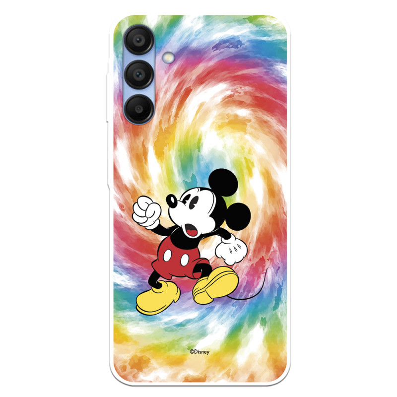 Funda para Samsung Galaxy A15 5G Oficial de Disney Mickey Mickey Tye Die - Clásicos Disney