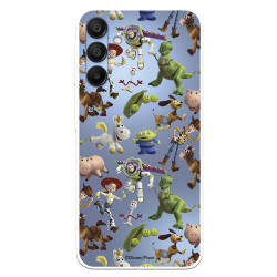 Funda para Samsung Galaxy A15 5G Oficial de Disney Muñecos Toy Story Siluetas - Toy Story