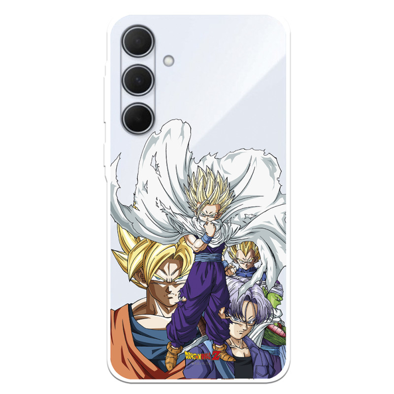 Funda para Samsung Galaxy A35 5G Oficial de Dragon Ball Guerreros Saiyans - Dragon Ball