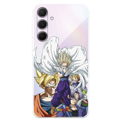 Funda para Samsung Galaxy A55 5G Oficial de Dragon Ball Guerreros Saiyans - Dragon Ball