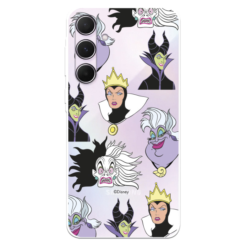 Funda para Samsung Galaxy A55 5G Oficial de Disney Villanas Patrón - Villanas Disney