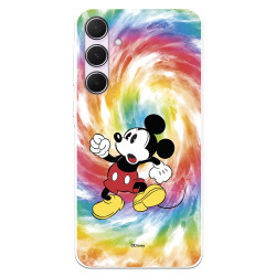 Funda para Samsung Galaxy A55 5G Oficial de Disney Mickey Mickey Tye Die - Clásicos Disney