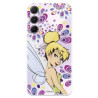 Funda para Samsung Galaxy A55 5G Oficial de Disney Campanilla Flores - Peter Pan