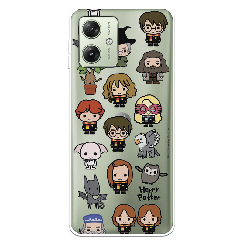 Funda para Motorola Moto G54 5G Oficial de Harry Potter Personajes Iconos - Harry Potter