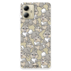 Funda para Motorola Edge 40 Neo Oficial de Disney Tambor Patrones - Bambi