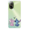 Funda para Realme C67 Oficial de Disney Angel & Stitch Beso - Lilo & Stitch