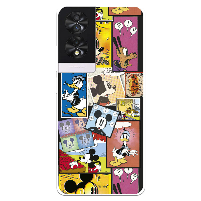 Funda para TCL 40 NXTPAPER Oficial de Disney Mickey Comic - Clásicos Disney