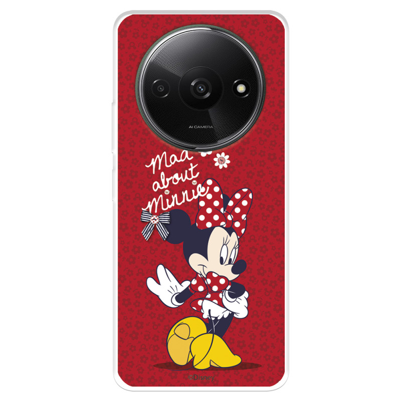 Funda para Xiaomi Redmi A3 Oficial de Disney Minnie Mad About - Clásicos Disney