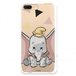 Carcasa Oficial Disney Dumbo silueta transparente para iPhone 7 Plus - Dumbo- La Casa de las Carcasas